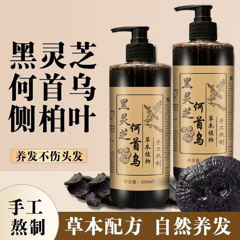 Hair Care Dandruff - 500ML He Shou Wu Schwarzes Ganoderma