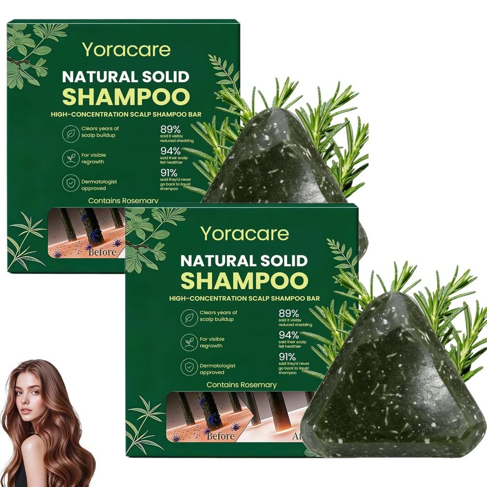 Hair Care Korean Products - Rosmarin-Aminosäure Koreanischer Kopfhaut-Revitalisierungsriegel Sanfter Feuchtigkeitsspendender Shampoo-Riegel