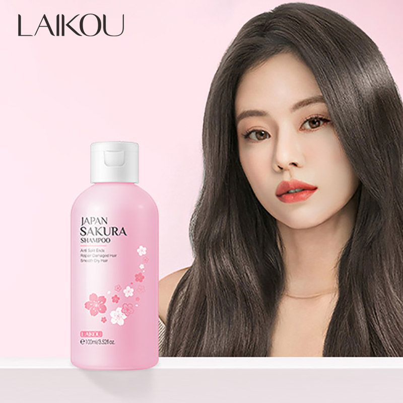 Hair Care Korean Products - LAIKOU Japan Sakura Shampoo Reparatur geschädigtes