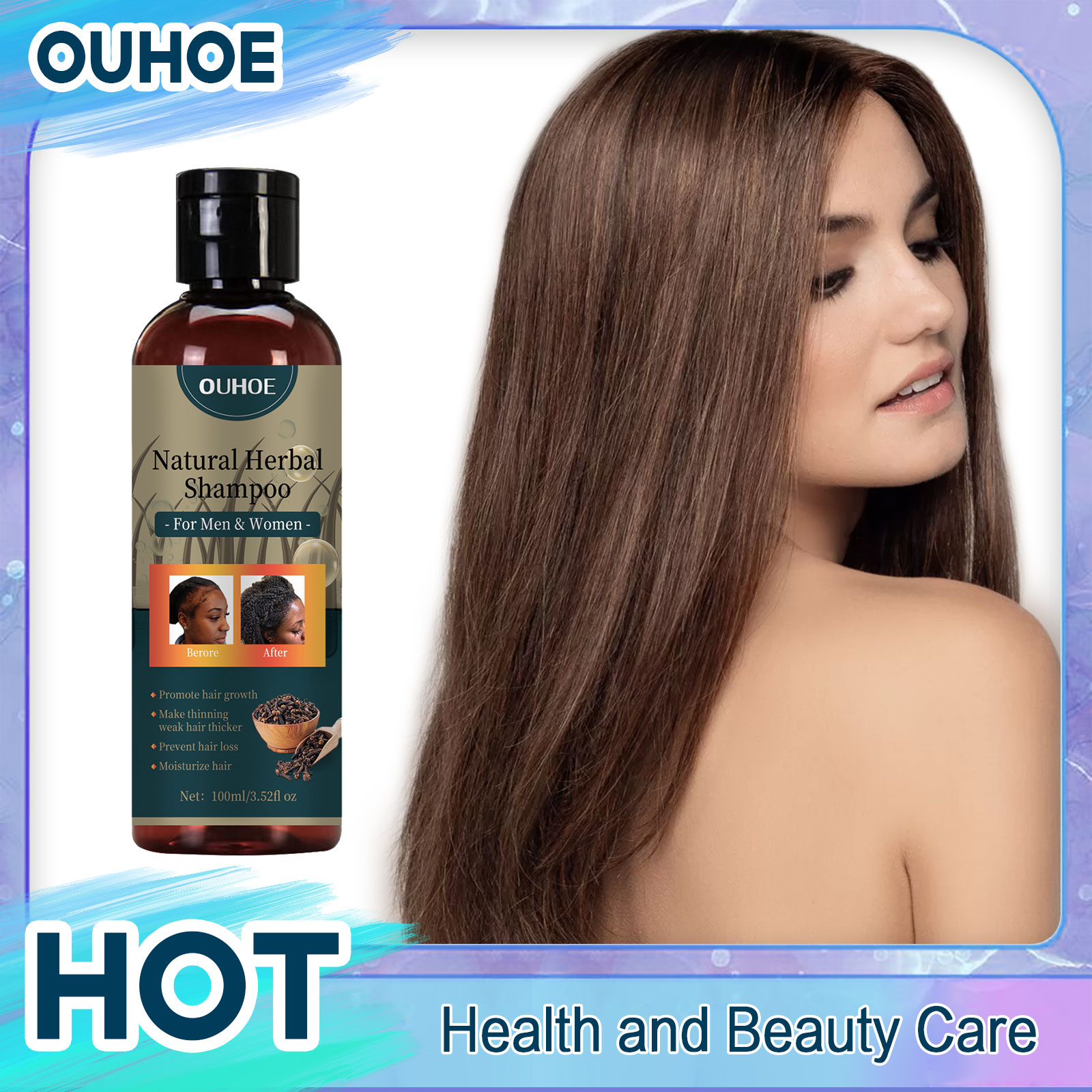 OUHOE Haarwachstumsshampoo, An – Hair Care Dandruff Bewertung und Preis