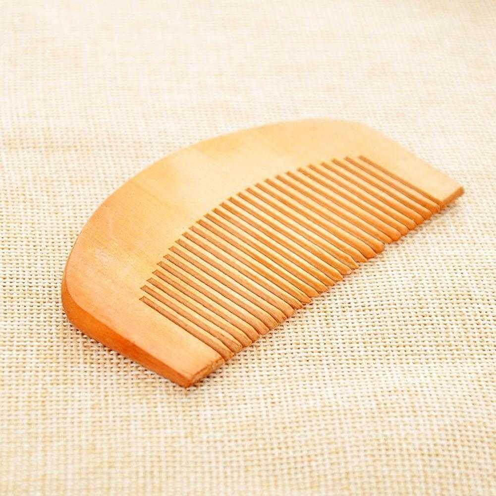 100% Pfirsich Holzkamm Frauen  – Hair Care Dandruff Bewertung und Preis