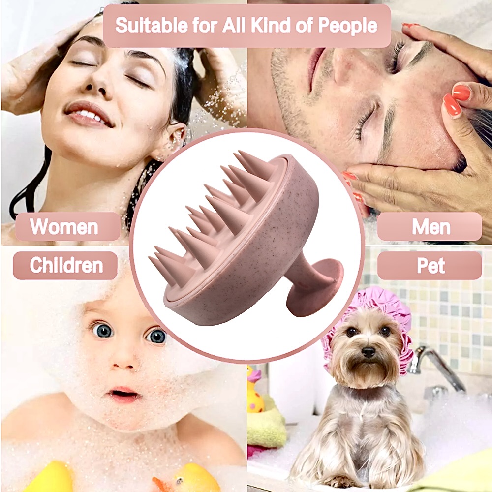 Weizens troh Silikon Kopf wäsc – Hair Care Dandruff Bewertung und Preis